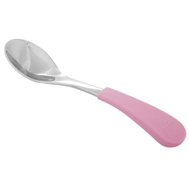 Avanchy Stainless Steel Baby Feeding Spoons (2 Pack) – Pink