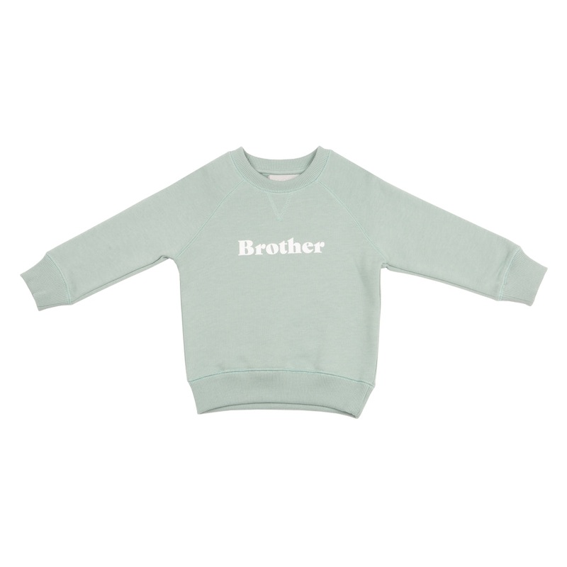 Bob & Blossom Brother Oversized Sweatshirt Sage 1Y