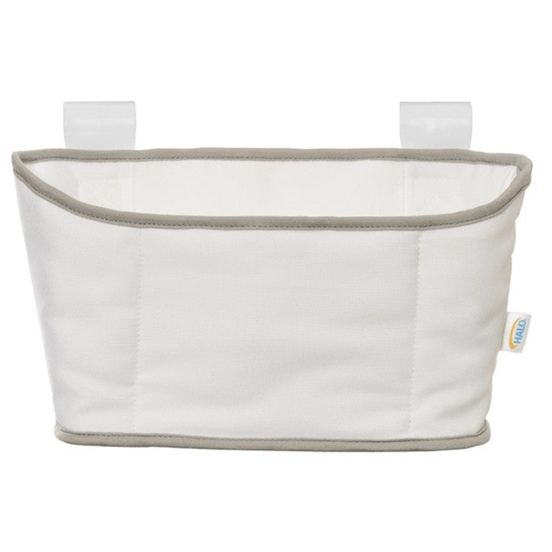 Halo Bassinet Storage Caddy in White
