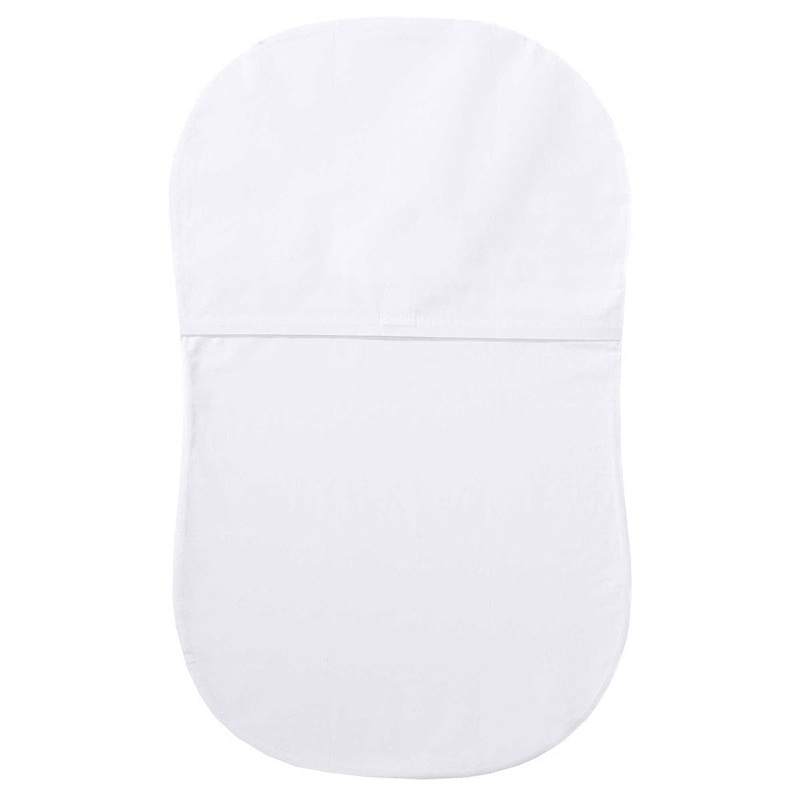 Halo Bassinet Waterproof Mattress Pad in White