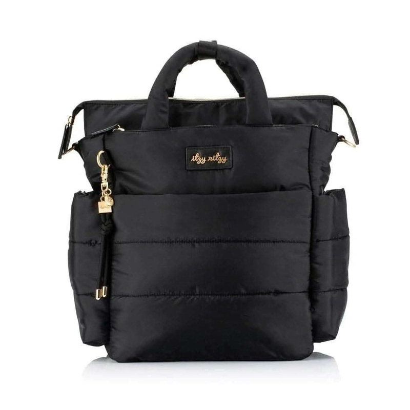 Itzy Ritzy Dream Convertible Diaper Bag Midnight Black