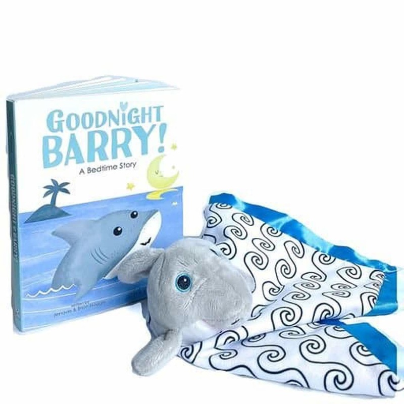Frankie Dean Dream Blanket and Book, Barry the Shark