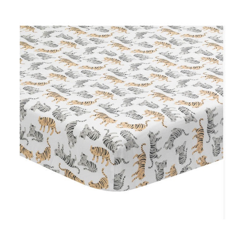 Lambs & Ivy Tiger Print Sheet