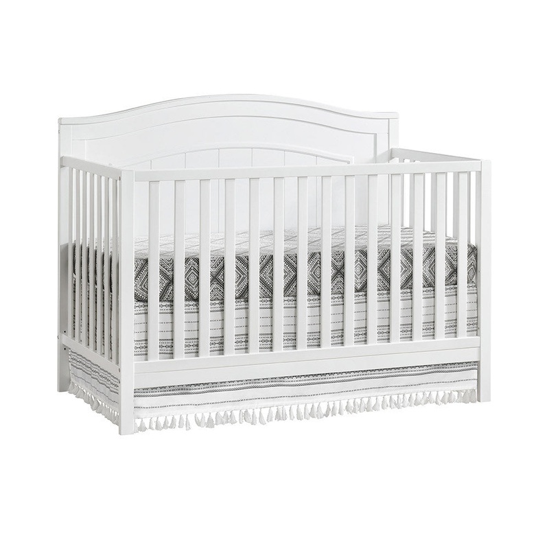 Oxford North Bay 4 In 1 Convertible Crib Snow White