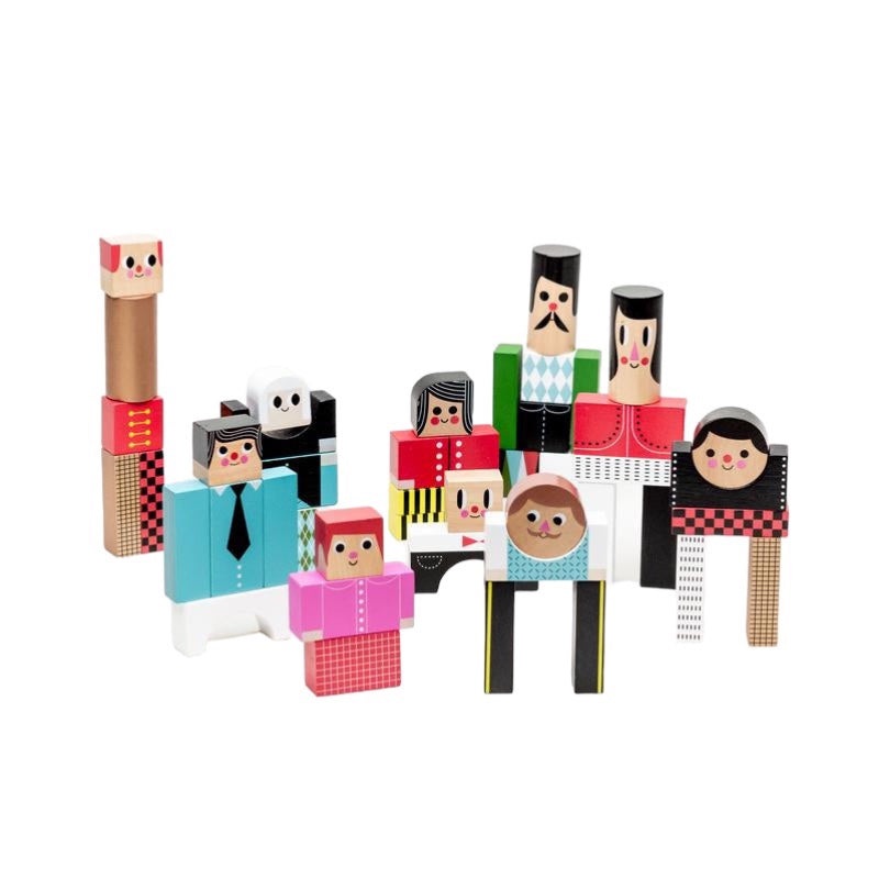 Vilac Characters Construction Blocks