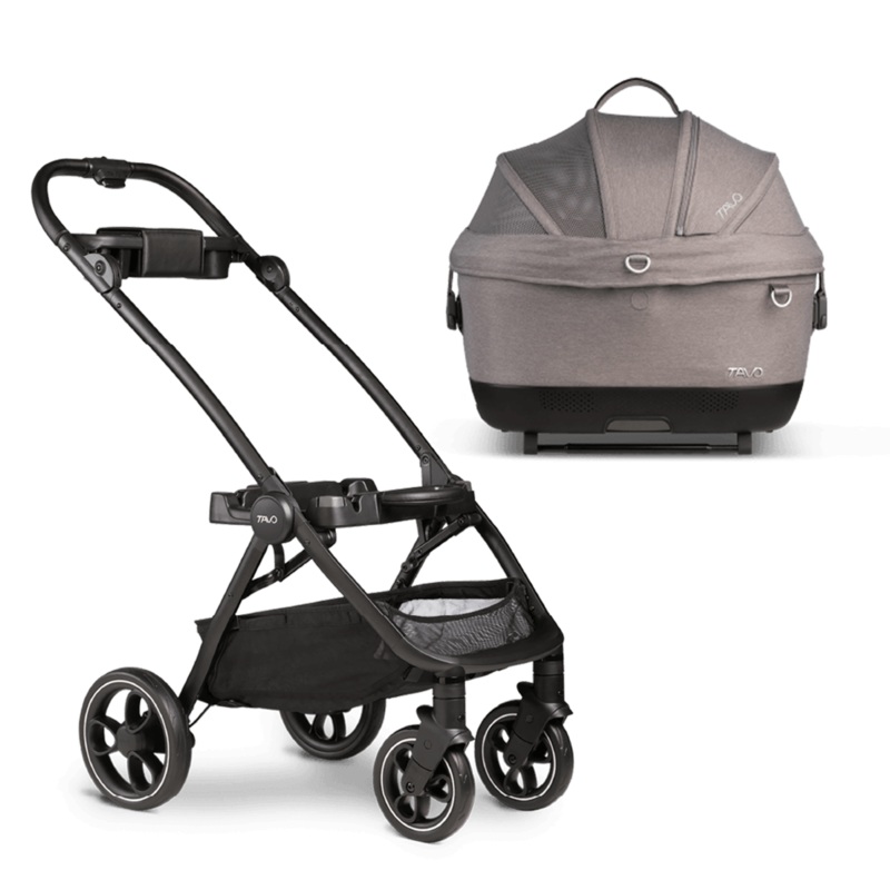Tavo Maeve iso Pet Car Seat + Roscoe Stroller ISO5x Onyx