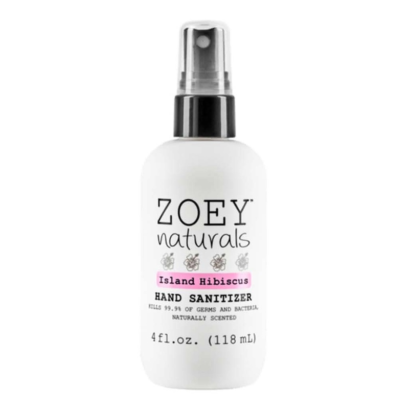 Zoey Naturals Hand Sanitizer  4 oz. Island Hibiscus