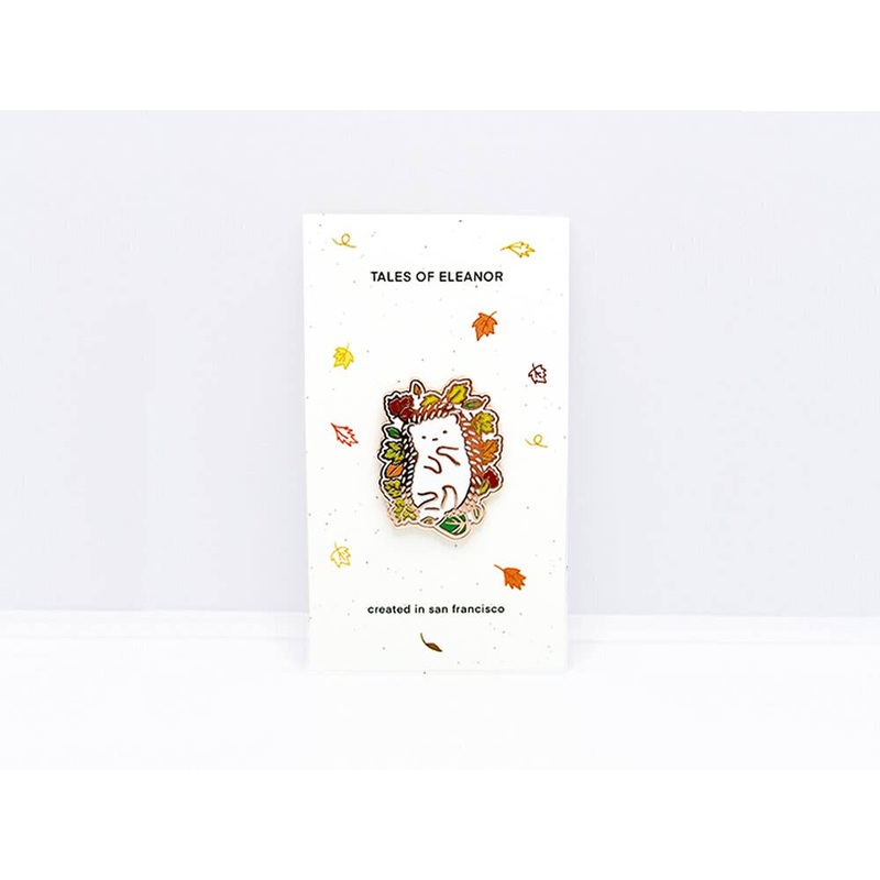 Leaves Enamel Pin