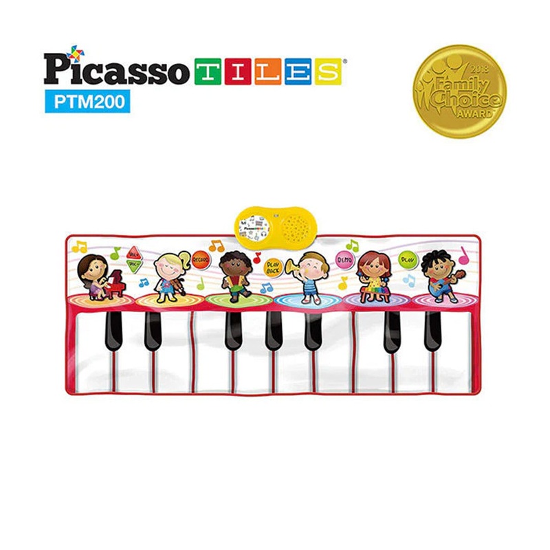 PicassoTiles PTM200 Portable Large Piano Keyboard