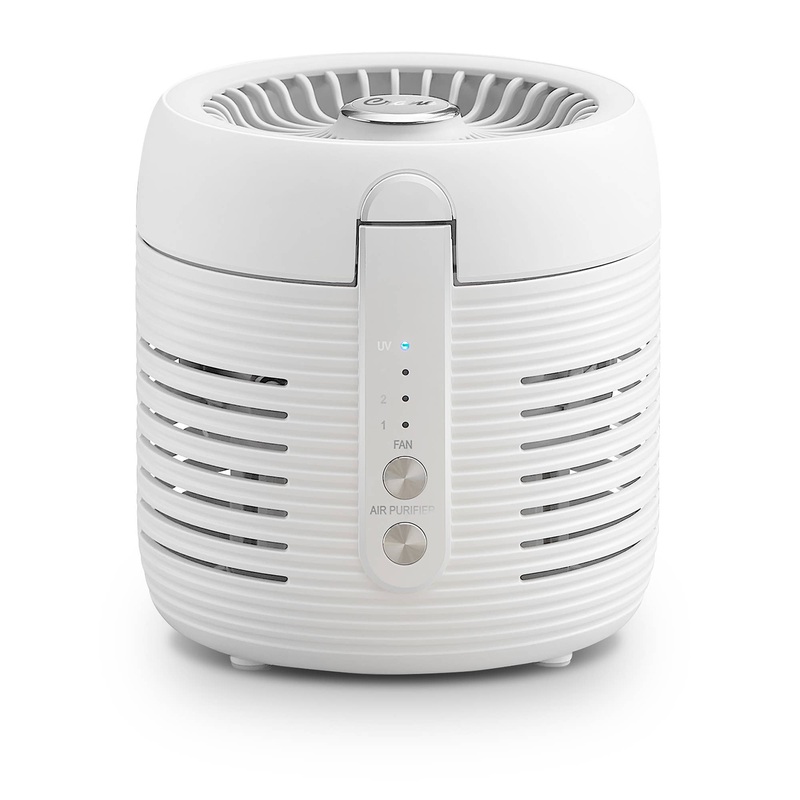 2-In-1 Desk Top Air Purifier & Fan – With HEPA & UVC Light