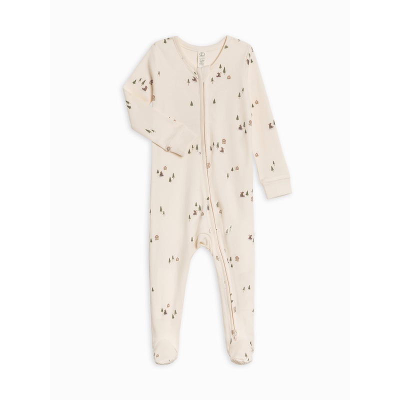 Baby Peyton Footed Sleeper – Bear Sled: 12-18M