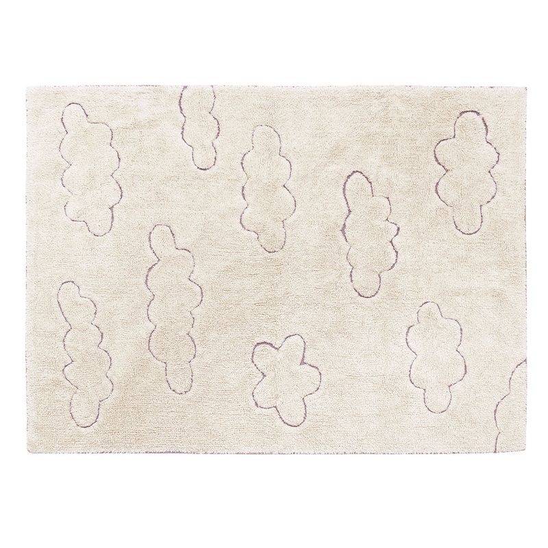 RugCycled Clouds Washable Rug 4′ 3″ L x 3′ W