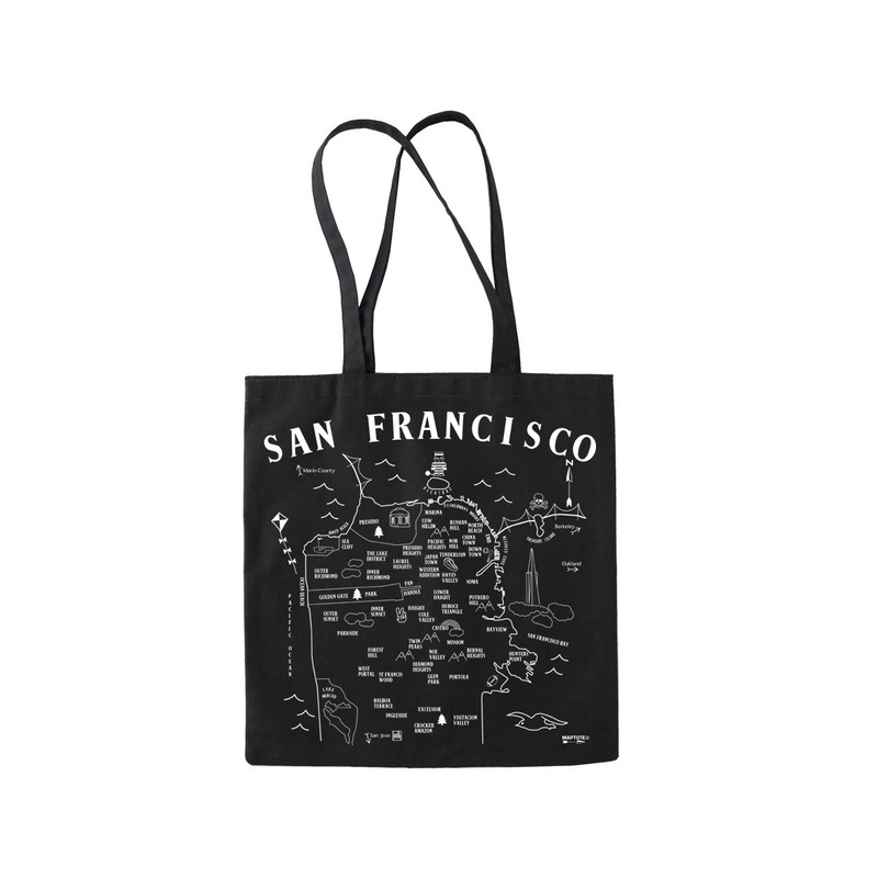 San Francisco Black Everyday Tote
