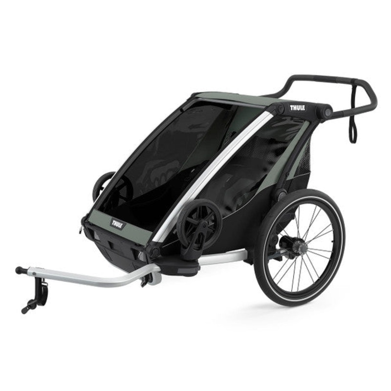 Thule Chariot Lite 2-Seat Multisport Bike Trailer Agave