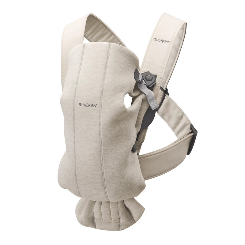 BabyBjrn Baby Carrier Mini Light Beige – 3D Jersey