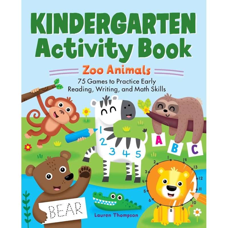 Kindergarten Activity Book: Zoo Animals