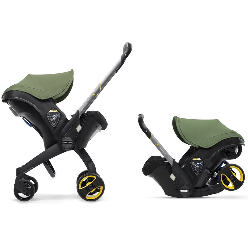 DOONA Infant Car Seat Stroller With Latch Base Desert Green