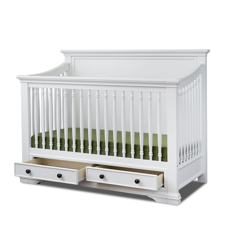 Sorelle Portico Storage Crib White