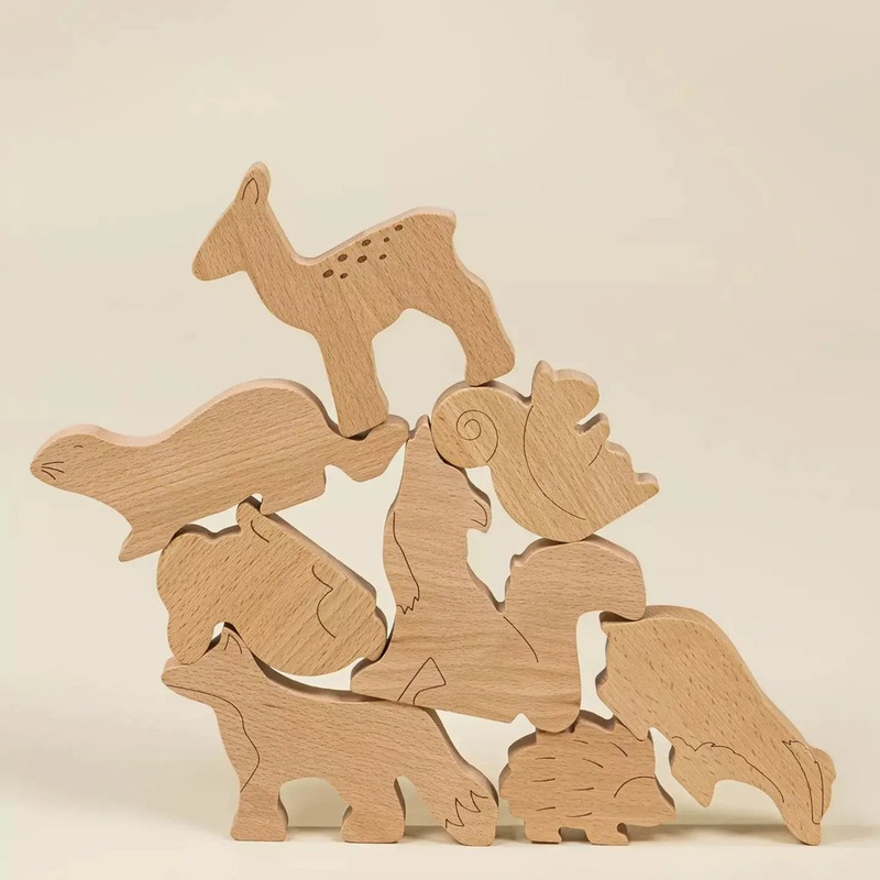 Wooden Balance Puzzle – Forest