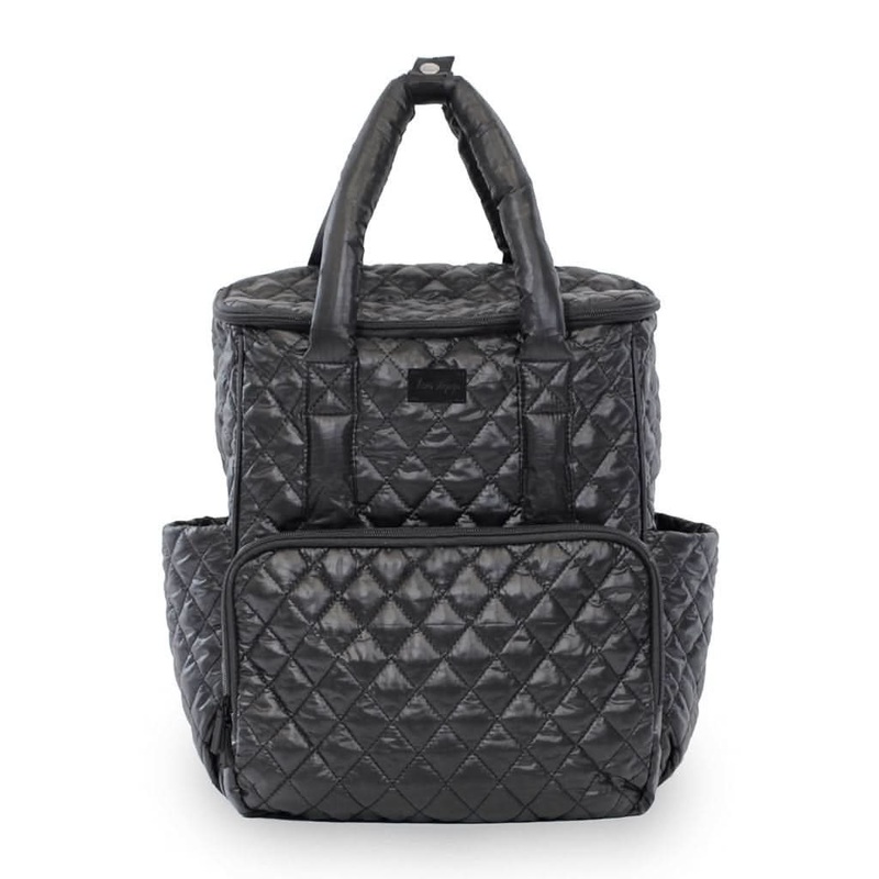 7 AM Enfant London Diaper Backpack, Quilted Black