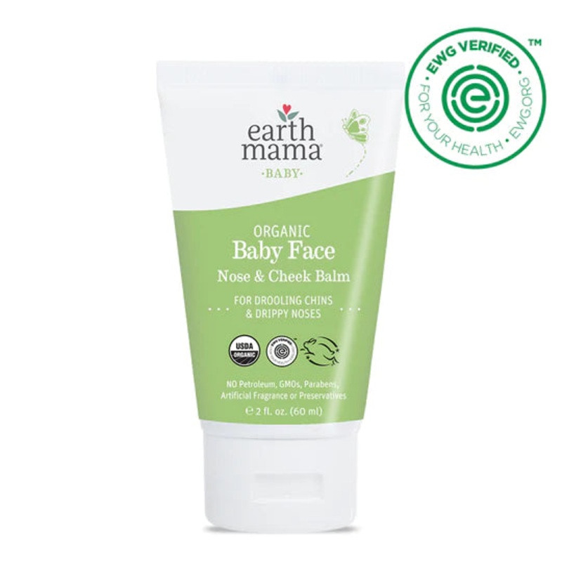 Earth Mama Organic Baby Face Nose & Cheek Balm – 2 oz