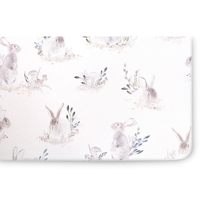 Oilo Cottontail Jersey Crib Sheet