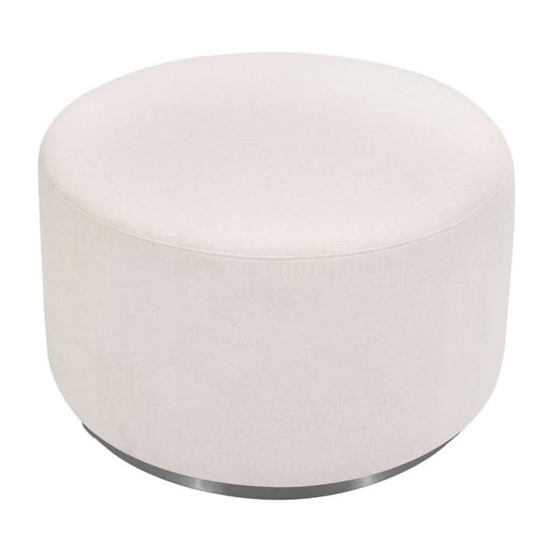 Babyletto Tuba Gliding Ottoman Performance Cream Eco-Weave