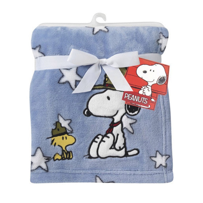 Lambs & Ivy Snoopy’s Campout Blankets