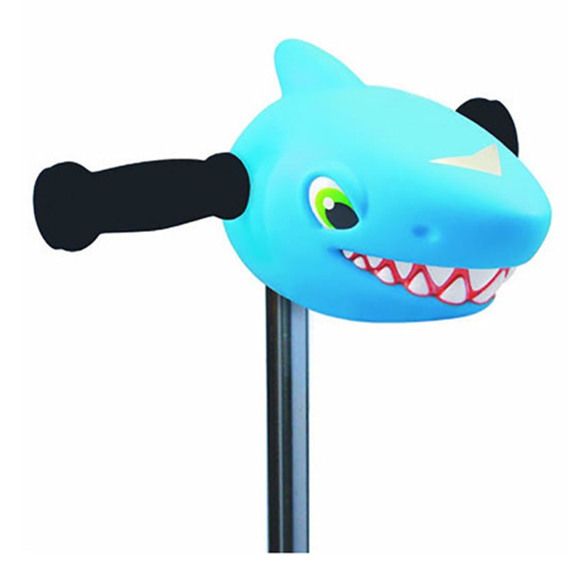 Micro Kickboard Scooter Heads – Blue Shark Surfing Sammy