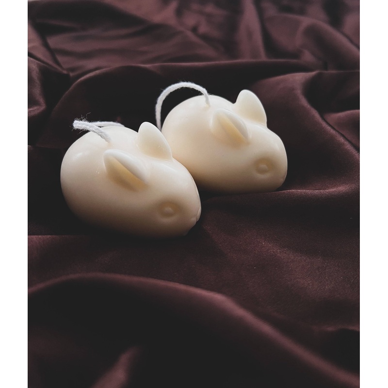 Tiny Bunny Candle: Cream / Calla Lily