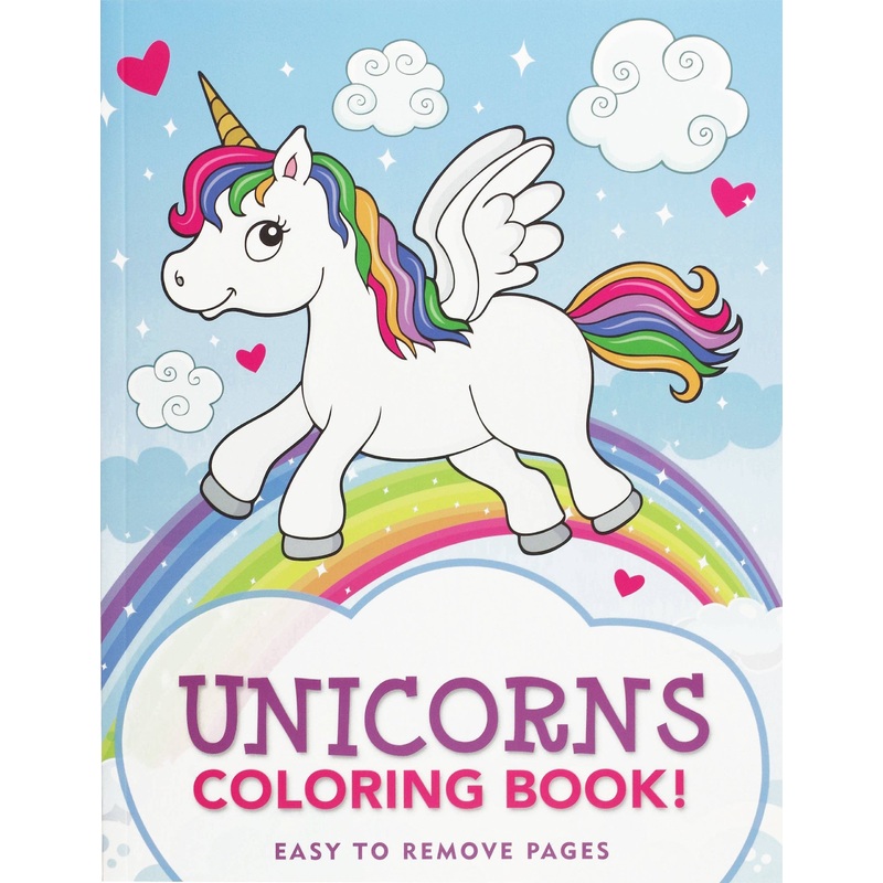 Unicorns Coloring Book