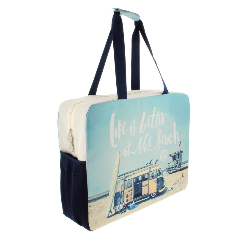 VW Bus Beach Shopper Travel Workout Yoga Bag – Vintage Beach