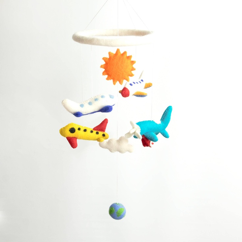 Baby Mobile – Airplane – Nursery Decor