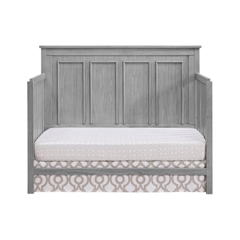Oxford Baby Bennett 4 In 1 Convertible Crib Rustic Gray