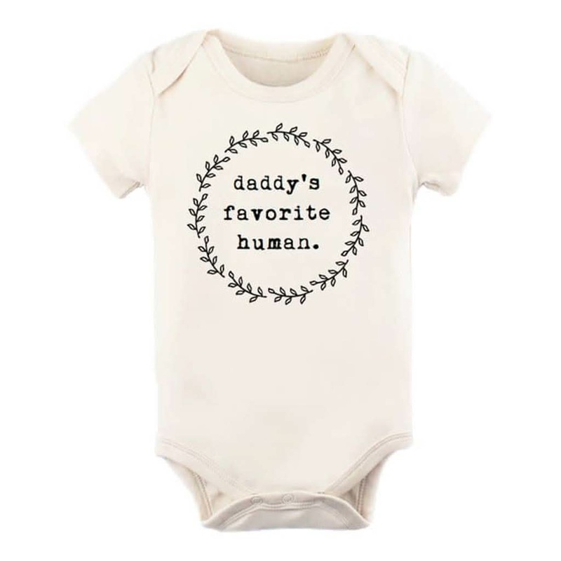 Tenth & Pine Daddy’s Favorite Human Organic Cotton Onesie 6-12 Months