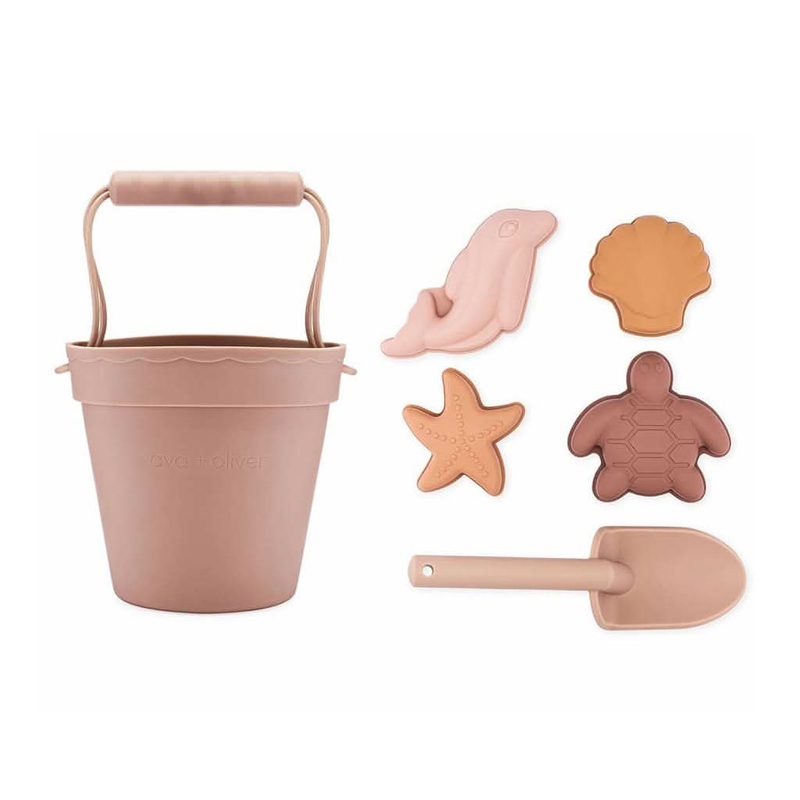 Ava & Oliver Beach Set Pink