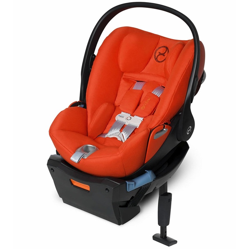 CYBEX Cloud Q SensorSafe Infant Car Seat Simply Flowers Beige