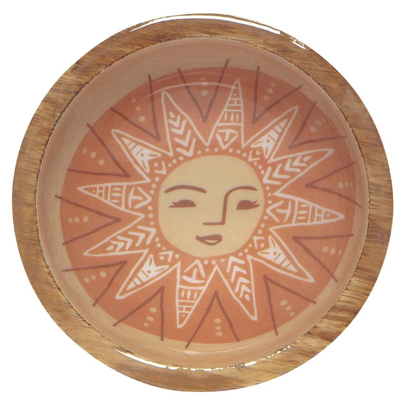 Danica Studio Soleil Mango Wood Mini Bowl, 4 inches DIA