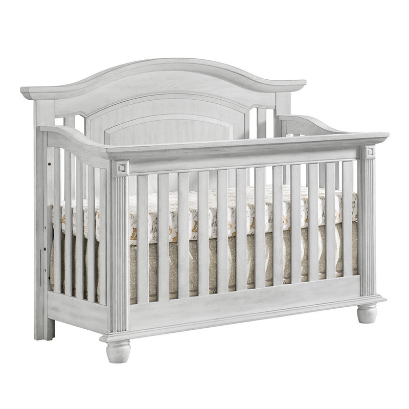 Oxford London Lane 4 In 1 Convertible Crib Vintage White