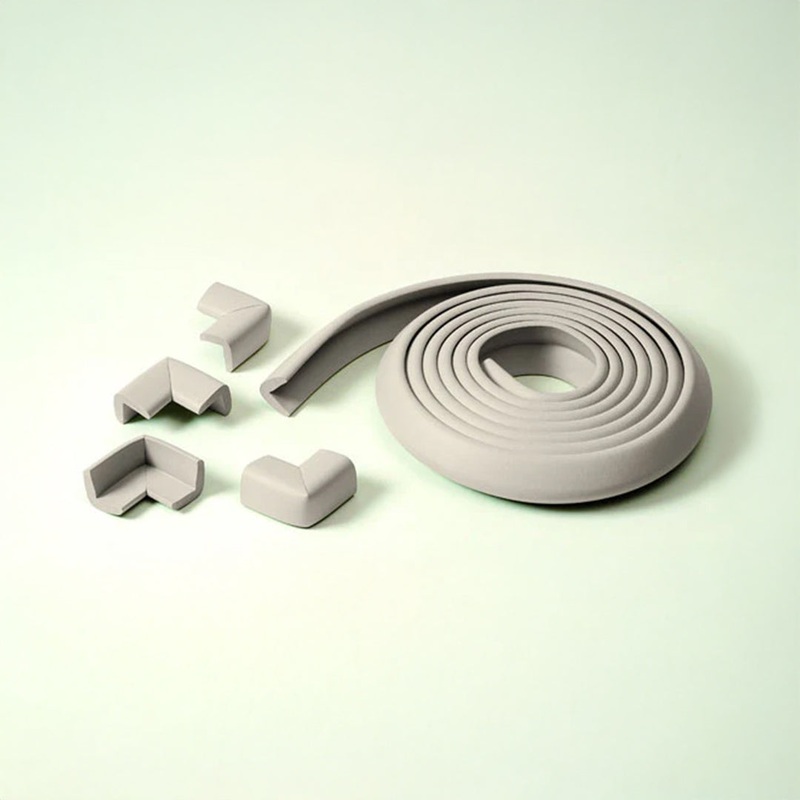 Prince Lionheart Table Edge Guard – White – with 4 corners – Grey