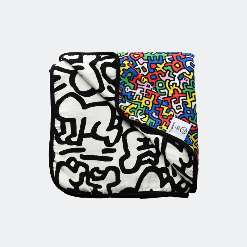 Sensory Muslin Blanket Keith Haring