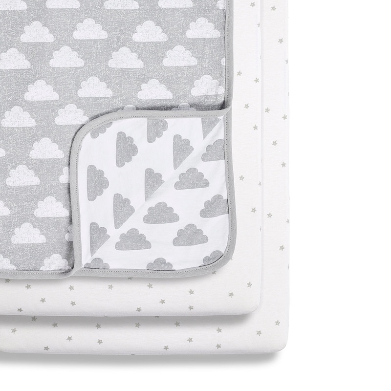 Snuz 3pc. Bassinet Bedding Set – Cloud