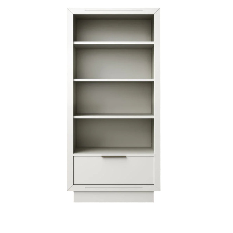 Quadro Bookcase Solid White