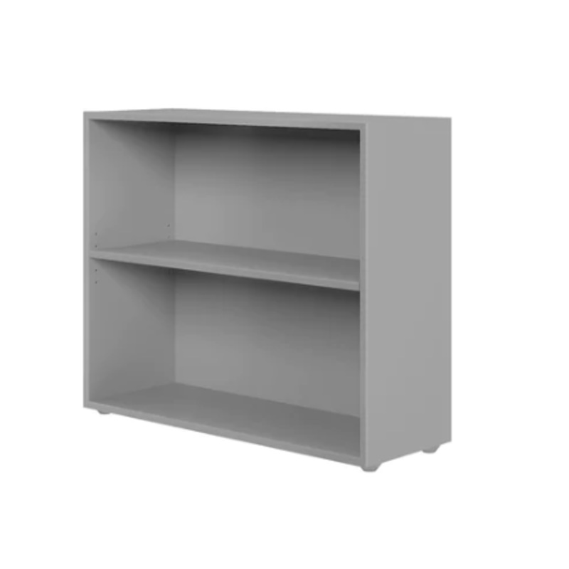 Jackpot Deluxe Low Bookcase Gray