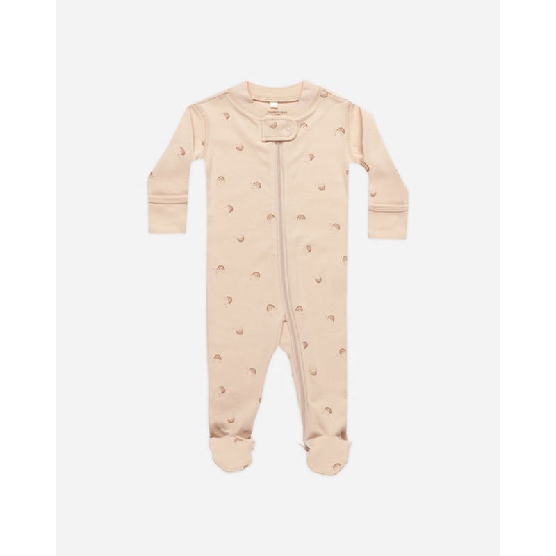 Long Sleeve Zip Sleeper | Rainbows 0-3 Months