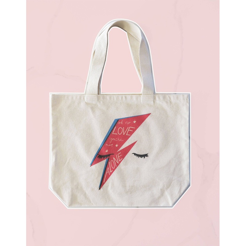 Bowie Oh No Love, You’re Not Alone Tote Bag