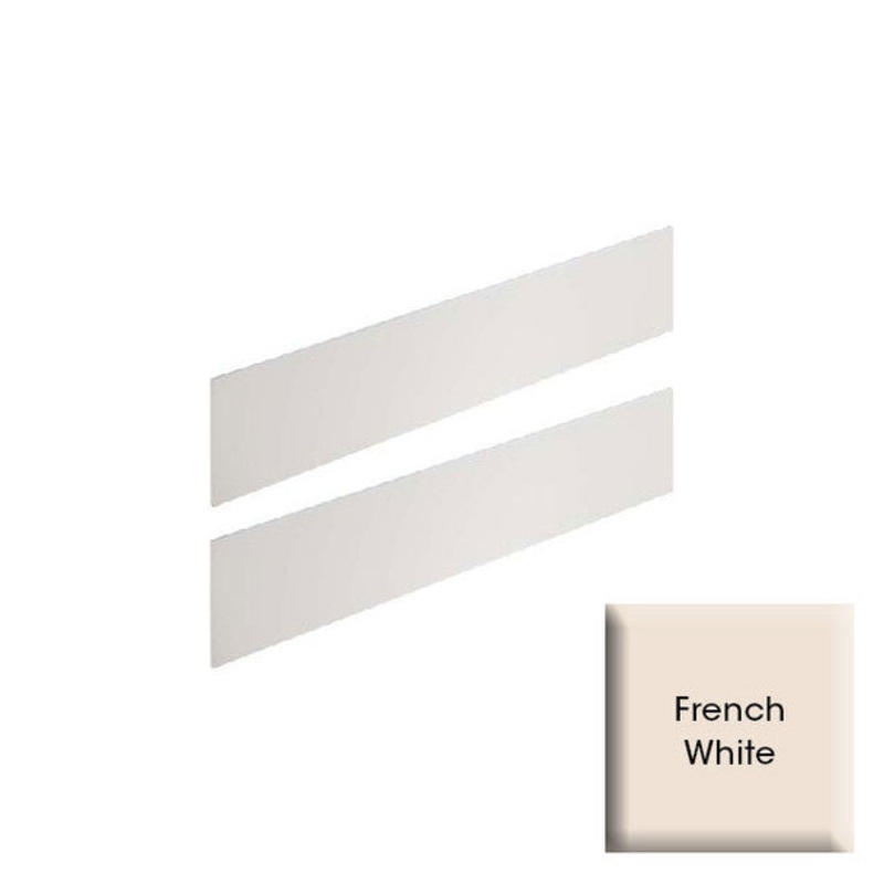 NEST Milano Collection Full Size Bed Rail in French White