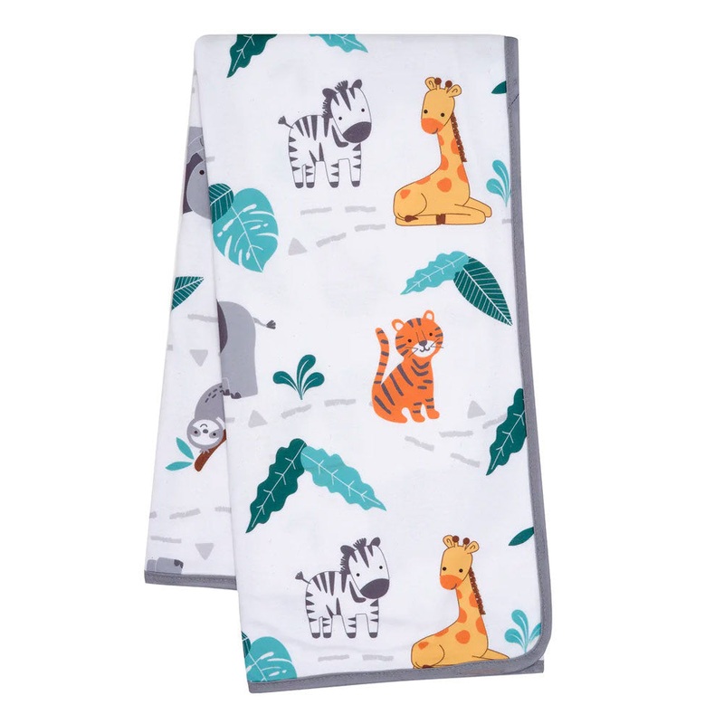 Bedtime Originals Mighty Jungle Blanket – Animal Print