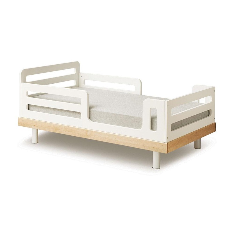Classic Toddler Bed White/ Birch