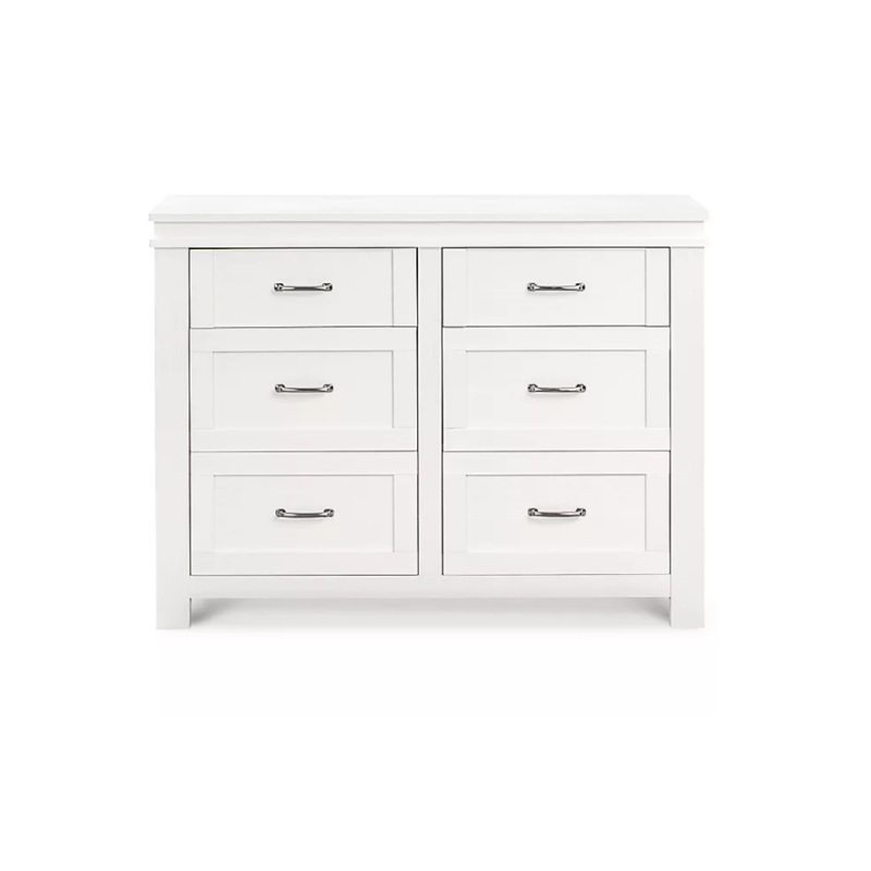 Namesake Wesley Farmhouse 6-Drawer Dresser Heirloom White